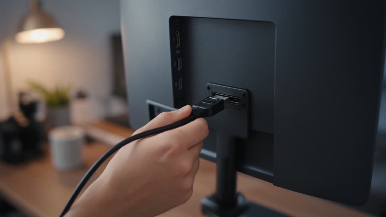 Monitor erstmals anschließen und einrichten: Schritt für Schritt